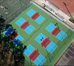 Pickleball Court Milieuvriendelijke Materialen Acryl Systeem Sportbanen Standaard Pickleball Court