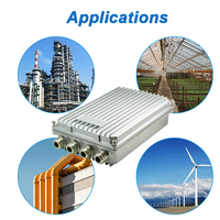 Registrador de Datos Inalámbrico 4G para Exteriores, Automático, Industrial, Agrícola, con Software en la Nube, OEM, Modo de Bajo Consumo