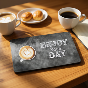 KESPER Tablero de Desayuno, Disfruta de tu Día, Paquete de 5, Tablero de Notas con Superficie de Pizarra - Product Image 3