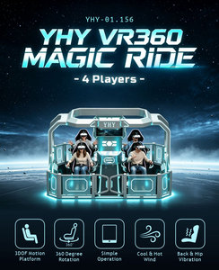Simulateur <span class=keywords><strong>VR</strong></span> rotatif 3DOF à 4 places YHY Shopping Mall, casques <span class=keywords><strong>Pico</strong></span> Neo3 personnalisés, machine de divertissement multisensoriel <span class=keywords><strong>VR</strong></span> - Product Image 2