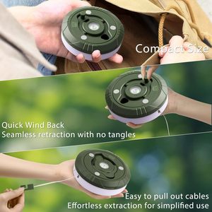 Portable Rechargeable LED <b>Magnetic</b> Tent <b>Light</b> Durable ABS Body Waterproof Adjustable Warm White/Changeable Outdoor Camping - Product Image 6