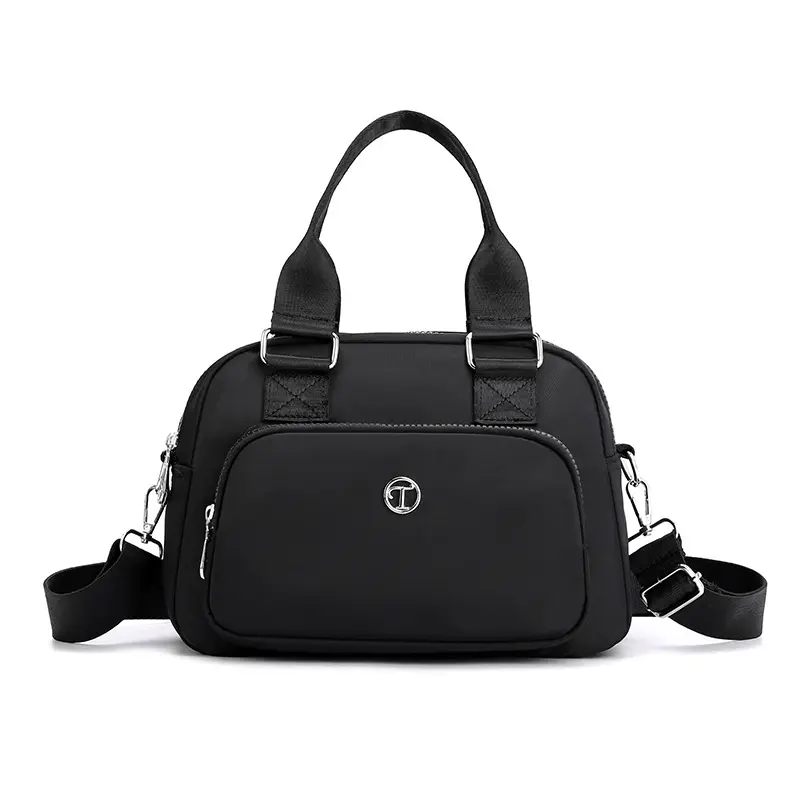 Large lightweight Multi Pocket Travel Shoulder Bag purse Handbag, Waterproof Nylon Pocketbooks Crossbody bags Purses for Women