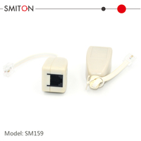 Modem téléphonique ADSL avec répartiteur de ports / Répartiteur ADSL avec câble