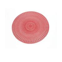 Tapis de table classiques 100% plastique, écologiques, résistants à la chaleur, antidérapants, épaisseur 1 cm, diamètre 38 cm, pour la décoration intérieure et extérieure
