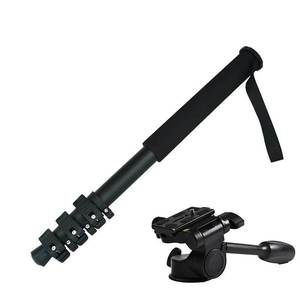 Monopié Profesional para Cámara de Video, Bastón de Fotografía Ajustable con Cabezal de Bola para Cámaras DSLR Canon, Nikon, <span class=keywords><strong>Sony</strong></span> y Videocámaras - Product Image 4