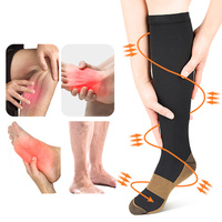 Chaussettes de compression mi-mollet pour adultes, respirantes, absorbant la transpiration, résistantes à la friction, sans couture, imprimées, pour sports décontractés en extérieur