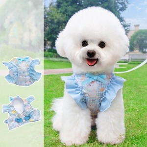 Fashion Design Soft Adjustable Breathable Dog <strong>Harness</strong> with Leash Comfortable Vest Pet <strong>Harness</strong> for Small Medium Dogs <strong>Cats</strong> - Product Image 1