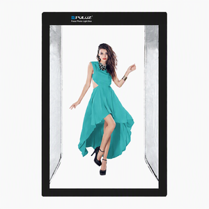 Hochwertiges 200 cm Foto-LED-Studiozelt Faltbares PULUZ 200cm X120x 80cm Lichtzelt <span class=keywords><strong>Softbox</strong></span> Fotozelt Studio Soft LED-Box - Product Image 2