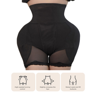 Faja Moldeadora de Cintura Alta Transpirable para Mujer, con Relleno para Realce de Glúteos y Caderas, Control de Abdomen, Efecto Reductor de Muslos, Talla XL