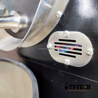 TY-TECH Ty-2kg Torréfacteur de café commercial intelligent, à air chaud et flamme directe, type tambour, pour la torréfaction des grains de café