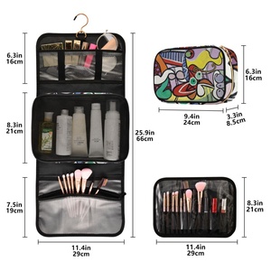 Hawaii Custom Puakenikeni <b>Lei</b> Printed Zipper Makeup Bag, Toiletry Bag, Brush Bag - Product Image 3