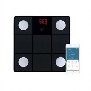 Balance électronique professionnelle 150 kg, indice de masse corporelle, pèse-personne intelligent pour la cuisine, le bureau, design compact - Product Image 4