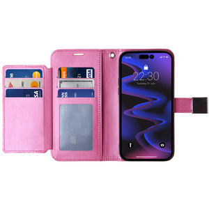 Funda Tipo Cartera con Anillo Magnético, Personalizable, de Piel Sintética de Lujo, a Prueba de Golpes, con Correa y Ranuras para Tarjetas, para Teléfonos Móviles - Product Image 4