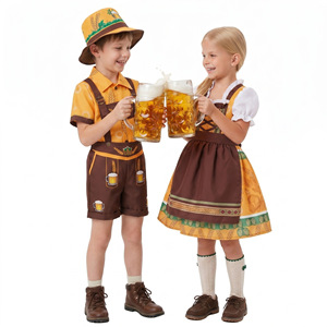 Disfraz de Oktoberfest para niños, traje bávaro para niños y niñas, ropa para fiestas de Halloween - Product Image 1