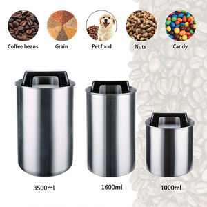 Pot de stockage en acier inoxydable <span class=keywords><strong>Airscape</strong></span> grain de café SS boîte étanche à l'air boîte à café de taille 1-3.5L vente en gros - Product Image 3