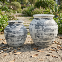 Pots de fleurs en ciment créatifs, durables, légers, écologiques, de luxe, style minimaliste européen, pour sol ou suspendus, 30L, pour centre commercial