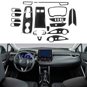 Accessoires intérieurs en plastique pour voiture : garniture de commutateur de fenêtre, cadre de commande centrale et de volant pour Coross 2021 2022 - Product Image 2