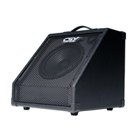 Amplificateur de batterie portable CSY PM-50A |   50W RMS / 70W de pointe, volume BT indépendant |   Entrée/Sortie 6,35 mm, égaliseur 3 bandes |   Compatible avec UNLOCK/Roland/Yamaha
