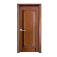 Porte intérieure moderne à 4 panneaux, pré-encadrée, ignifugée, insonorisée et résistante à l'humidité pour chambre et salle de bain