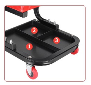 Xe chi tiết lăn bánh xe leo Ghế nhà để xe làm việc phân ghế với khay công cụ lưu trữ cho hội thảo sử dụng tự động sửa chữa băng ghế dự bị - Product Image 5