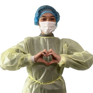 Bata de Aislamiento Médico Desechable de CPE, Mangas Largas, Fabricada a Máquina, de Polietileno, para Adultos, con Certificado CE - Product Image 1