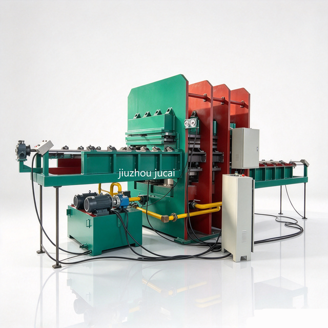Hydraulic Rubber Vulcanizing Press Compression Molding Machine for Making Rubber Tire Tread, Bumper, Cow Mat and Bridge Bearing