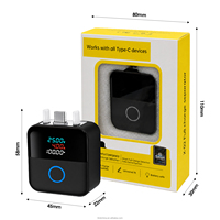 Pelindung Pengisi Daya Otomatis 140W, Pemutus Fisik, Pengaman Baterai, Pengisi Daya Cepat USB-C untuk Meja Samping Tempat Tidur, Perjalanan, Tablet