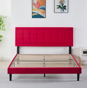 Cabecero ajustable de altura, un juego con una caja, bonito y bonito Lino, cuero PU, cama King, Caja individual para venta en línea - Product Image 6