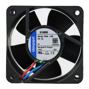 พัดลมระบายความร้อนอุตสาหกรรม ebm-papst รุ่น 614NHH ขนาด 60 มม. 24V DC ความเร็วสูง - Product Image 1