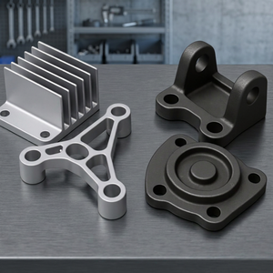 Componentes de Aleación de Aluminio Fundidos a Presión con Acabado Granallado, Piezas de Fundición de Precisión Hechas a Medida - Product Image 2
