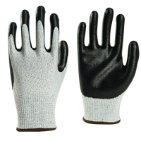 Gants de travail respirants avec certification CE en nylon spandex nitrile NBR de calibre 15