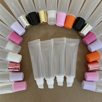 Meibelong — Tubes à lèvres en plastique transparent vide, emballage de Tube souple, plastique PE, vente en gros, 8ml, 10ml, 15ml, 18ml