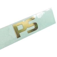 Autocollants de transfert de logo en nickel électroformé ultra-mince personnalisés, étiquettes métalliques autocollantes pour flacons de soins de la peau