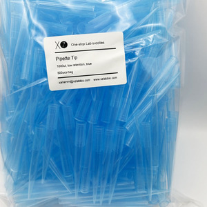 Embouts de pipette jetables en plastique XZ LAB 1000ul bleus à faible rétention – Fournitures de laboratoire - Product Image 1
