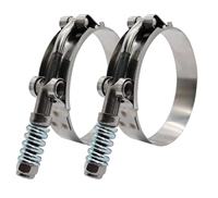 Collier de serrage à boulon en T robuste de 3,5 po, à tension constante et auto-ajustable, en acier inoxydable à ressort, 95 mm - 103 mm
