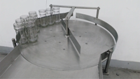Table de collecte de bouteilles, table d'alimentation de tri de bouteilles, machine de table d'alimentation de bouteilles à plateau tournant