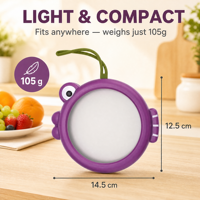 Couvre-fruits en silicone réutilisable, film étirable pour fruits coupés en deux, bols, contenants alimentaires, stockage au réfrigérateur