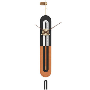 Modern Nordic Art Wall <b>Clock</b> Irregular Shape Quartz Movement Pendulum Living Room Decorative <b>Clock</b> <b>Battery</b> Powered Single Face - Product Image 5