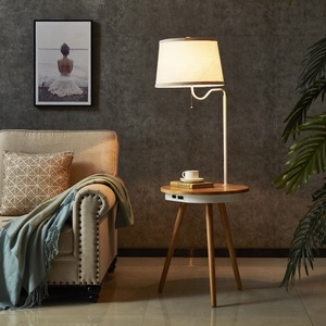 Lampada da terra principale ricaricabile decorativa domestica moderna della lega di alluminio di stile americano per il salone - Product Image 3