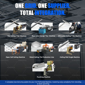 Machine de formage à rouleaux automatique pour grille de plafond suspendu 30M/Min <span class=keywords><strong>FUT</strong></span> T15 T24 Machine de fabrication de barres de plafond Prix d'usine - Product Image 4