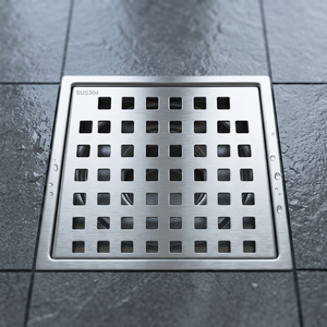 Stainless Steel 4 Inch Polished Floor <b>Drain</b> <b>Bathroom</b> Shower Waste Water <b>Drain</b> Floor Grate - Product Image 2