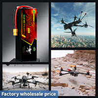 Batterie de drone semi-solide haute sécurité 3S 4S 6S 8S 12S, batterie de drone polymère 12S 44.4V 25000mAh pour UAV commercial à charge lourde
