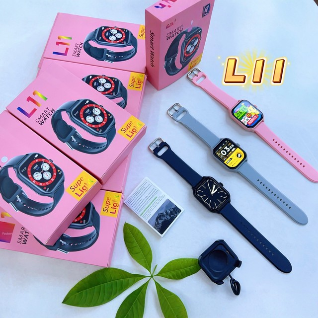 Cross-border New L11 Smartwatch 1.88-inch Square TFT Screen Large Display for Calling Heart Rate Blood Oxygen Monitoring Fitness