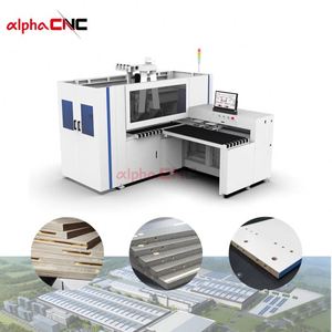 Máquina de perforación CNC de alta precisión Alpha para madera de seis lados, máquinas de perforación CNC de seis lados para muebles con doble estación - Product Image 1