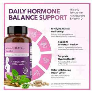 Cápsulas Blandas Premium de Mio-D-Chiro-Inositol 40:1 <span class=keywords><strong>con</strong></span> <span class=keywords><strong>Ginseng</strong></span> y Vitamina D3, Suplemento para el Equilibrio Hormonal Femenino - Product Image 3