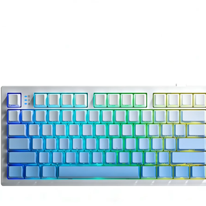 Nuevo Teclado Mecánico con Cable Aula S87PRO Azul para Juegos de PC, Portátil, 78 Teclas, Retroiluminación RGB, Anti-Ghosting, USB Tipo-C, Gasket - Product Image 1