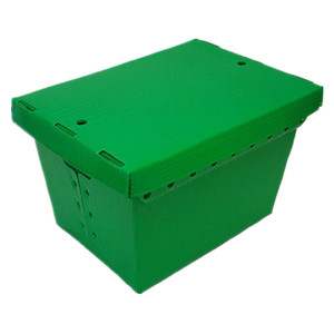 批发定制高品质<span class=keywords><strong>PP</strong></span>波纹塑料板条箱储物盒 - Product Image 5