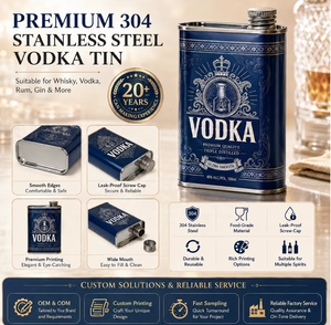 Botella de Acero Inoxidable de 150 ml, a Prueba de Fugas, Portátil, para Whisky y Licores, con Empaque para Regalo - Product Image 3