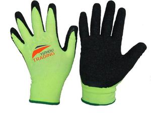 Gants de travail antidérapants multi-usages de haute qualité Gants en polyester de calibre 13 Gants enduits de <span class=keywords><strong>latex</strong></span> pour machiniste - Product Image 4