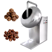 Machine à enrober les cacahuètes, cuve d'enrobage au chocolat, cuve d'enrobage aux noisettes pour la fabrication de snacks